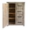 Homeroots 37" Brown Solid Wood Four Drawer Chest 524592 - alternate 1