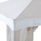 Sunjoy 10 ft x 10 ft Patio Gazebo, Modern Steel Frame Soft Top Gazebo with Netting - Beige & White A101003603 - alternate 11