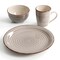 Gibson Home 12 Piece Pastel Stoneware Dinnerware Set in Assorted Colors 123360.12 - alternate 9