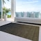 Homeroots 3' X 5' Gray And Brown Abstract Washable Indoor Outdoor Area Rug 588930 - alternate 7