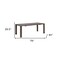 Homeroots 79" Espresso Solid Wood Dining Table 572226 - alternate 9