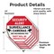 Signmission Security Alert Surveillance Cameras, 4 inch X 4 inch, Vinyl Decal, 5PK OC-D-5PACK-4-328 - alternate 4