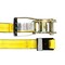 Mytee Products 2inx27ft Yellow Tie-Down Ratchet Strap w/ Flat Hook, 3,333 lbs RS227 - alternate 9