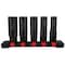 Performance Tool 5 pc. Bolt Extractor Set, Spiral Grips, Deep Sockets, Storage Rail W38923 - alternate 5