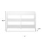 Homeroots 30" White Wood Two Shelf Bookcase 379942 - alternate 6