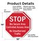 Signmission Stop Bio Secure Area Controlled Acc, 10 inch X 10 inch, Aluminum Metal Signs, 2PK OC-A-2PACK-10-247 - alternate 6