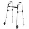 Vevor Folding Walker Aluminum Mobility Walker Aid with Adjustable Height & Wheel FBL825309 - alternate 1