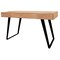 Homeroots 54" Natural and Black Solid Wood Writing Desk With Three Drawers 489175 - alternate 5