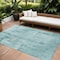 Homeroots 8' X 10' Blue And Ivory Abstract Washable Indoor Outdoor Area Rug 602746 - alternate 1