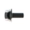 Zoro Select Not Graded, M8-1.25 Serrated Flange Bolt, Plain Stainless Steel, 16 mm L, 10 PK 31-MFH-8-16 - alternate 3