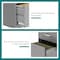 Space Solutions 14.25 in W 3 Drawer Mobile Vertical File Cabinet, Arctic Silver 24429 - alternate 13