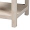 Baxton Studio Dansby Modern Beige Faux Shagreen 1-Drawer End Table 253-14072-ZORO - alternate 10
