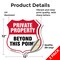 Signmission Private Property Shield Sign Private Pro, 12 inch X 12 inch, Vinyl Decal, 2PK SHI-D-2PACK-12-444 - alternate 4