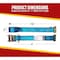 Mytee Products 20ft E Track Ratchet Straps Trailer Van Truck Strap Tie Down Cargo, 20PK ETKRS220x20 - alternate 8