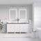 James Martin Vanities 60" D Vanity, Bright White w/Parisien Bleu Top w/FreePower Wireless Charger 655-V60D-BW-FPBL - alternate 7