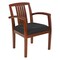 Office Star Products Kenwood Collection Wood Back Guest Chair, Black/Cherry KEN77LCH-3 - alternate 1