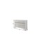 Homeroots 63" White Manufactured Wood Nine Drawer Triple Dresser 490469 - alternate 4