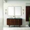 James Martin Vanities Amberly 60'' D Vanity, Mid-Century Walnut w/ Parisien Bleu Top w/FreePower Wireless Charger 670-V60D-WLT-FPBL - alternate 10