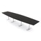 Skutchi Designs 14 Person Conference Table With Power Unit | 14' Boat Table | Harmony Series HAR-BOT-48X168-T-U999ST19-NA - alternate 1
