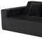 Homeroots 76" Black Corduroy Sofa With Toss Pillows 723785 - alternate 7