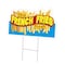 Signmission Hot Fresh French Fries Die Cut Yard & Stake plastic window, 1216-Hot Fresh French Fries C-DC-1216-DS-Hot Fresh French Fries19 - alternate 1