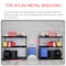 Shuntong Atlas 3-Tier 77 in.W x 24 in.D x 72 in.H 7500 lbs Heavy Duty Steel Shelving, Dark grey 7304K-3 - alternate 6