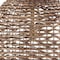 Homeroots Brown Single Rattan Dimmable Ceiling Light With Brown Shades 611630 - alternate 4