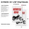Signmission Motorcycle Repair, Vinyl Decals Only 24 Inch x 36 Inch, Vinyl Decal, 2PK DSB-2436-2PACK-Motorcycle Repair - alternate 2