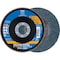 Pferd PFERD Flap Disc, 4-1/2inx7/8, Z PSF EXTRA STEELOX, 40 Grit, T27, Flat, Zirconia, 5PK 60458P - alternate 1