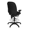 Regency Comfort Series High-Back Multifunctional Fabric Computer Task Chair - Black 125-DK-BK - alternate 8