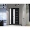 Vdomdoors Front Exterior Prehung FiberGlass Door Frosted Glass / Manux 8088 Matte Black / Sidelight Exterior MANUX8088EXD-BLK-W30+16 x H80-LH - alternate 6