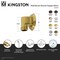 Kingston Brass Wall Mount Supply Elbow, Brushed Brass K173T7 - alternate 2