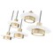 Z-Lite Ludo Matte White + Modern Gold 5 Light Linear Chandelier 829P12-5L-MW-MGLD-LE - alternate 7