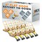 Jrex Safety 10PK HD Ratchet Straps with Flat Hooks, Yellow 3 in x 30 ft Tie Downs RTD330-JR-FH-10PK - alternate 1
