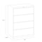 Hirsh 36" W 4 Drawer Lateral File Cabinet, Charcoal, A4/Legal/Letter 17632 - alternate 4