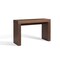 Homeroots 47" Brown Wood Block Console Table 555124 - alternate 6