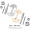 Neiko SAE and Metric Tap and Die Set, Alloy Steel Taps and Dies with Hexagon T-Type Wrench, 76-Piece Set 00908A - alternate 7