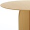 Homeroots 52" Beige Solid Wood Pedestal Base Round Top Dining Table 712169 - alternate 5