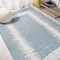 Jonathan Y Scandi Minimalist Border Aqua/Ivory 3 ft. x 5 ft. Indoor/Outdoor Area Rug SMB118A-3 - alternate 8