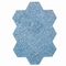 Apollo Tile Amalfi 9x8 in. Yosemite Blue with Copper flecks Glossy Shell, Terrazzo Hexagon Tile, 5PK APLAQT8802HXBLU - alternate 9