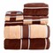 Lavish Home 6 Piece Bathroom Towels Set 100% Cotton 2 Bath Sheets, 2 Hand Cloths , and 2 Wash Cloths, Beige 67-0023-T - alternate 1