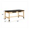 Diversified Spaces Wooden Leg Tables with Compartments, Oak, Wood Frame, 48 in W, Black C711LBBK30L - alternate 10