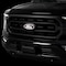 Putco Emblems, Licensed FORD Logo; Grille; White; Matte Black; IP69K Rated; Oval Shape; With Plug And 92609 - alternate 6