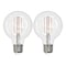 Bulbrite 60-Watt Equivalent G25 Clear Dimmable Edison LED Light Bulb Soft White, 2PK 861928 - alternate 1
