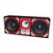 Deejay Led Loaded Box w/Two Despacito Heavy Duty 12-in Woofers One Horn and w/Two Bullet Tweeters RED TBH12RED - alternate 8