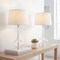 Jonathan Y Bette 28.5" Glass Teardrop LED Table Lamp, Clear, 2PK JYL1079C-SET2 - alternate 11