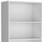 Homeroots Set of Three White Wood Five Tier Modular Bookcase with Four Doors, 3PK 546621 - alternate 6