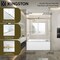 Kingston Brass 60" Acrylic Alcove Left-Hand Drain Tub with Right Sliding Tub Door, White/Brushed Nickel KVTAM6032L218 - alternate 7