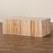 Bali & Pari Grayson Bohemian Natural Teak Wood Coffee Table with Unique Repurposed Wood Logs 247-13737-ZORO - alternate 10