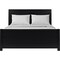 Homeroots Three Piece Black Solid Wood Bedroom Set 523692 - alternate 8